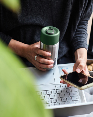 Logotrade kampanjprodukter bild: Black+Blum Isolerad läckagesäker resekopp i rostfritt stål